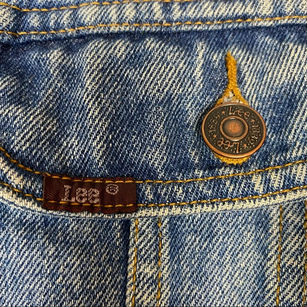 Lee Jean Jacket Vintage Authentic Apparel XL Mens BLESSING OF THE BIKES XL - Picture 4 of 7